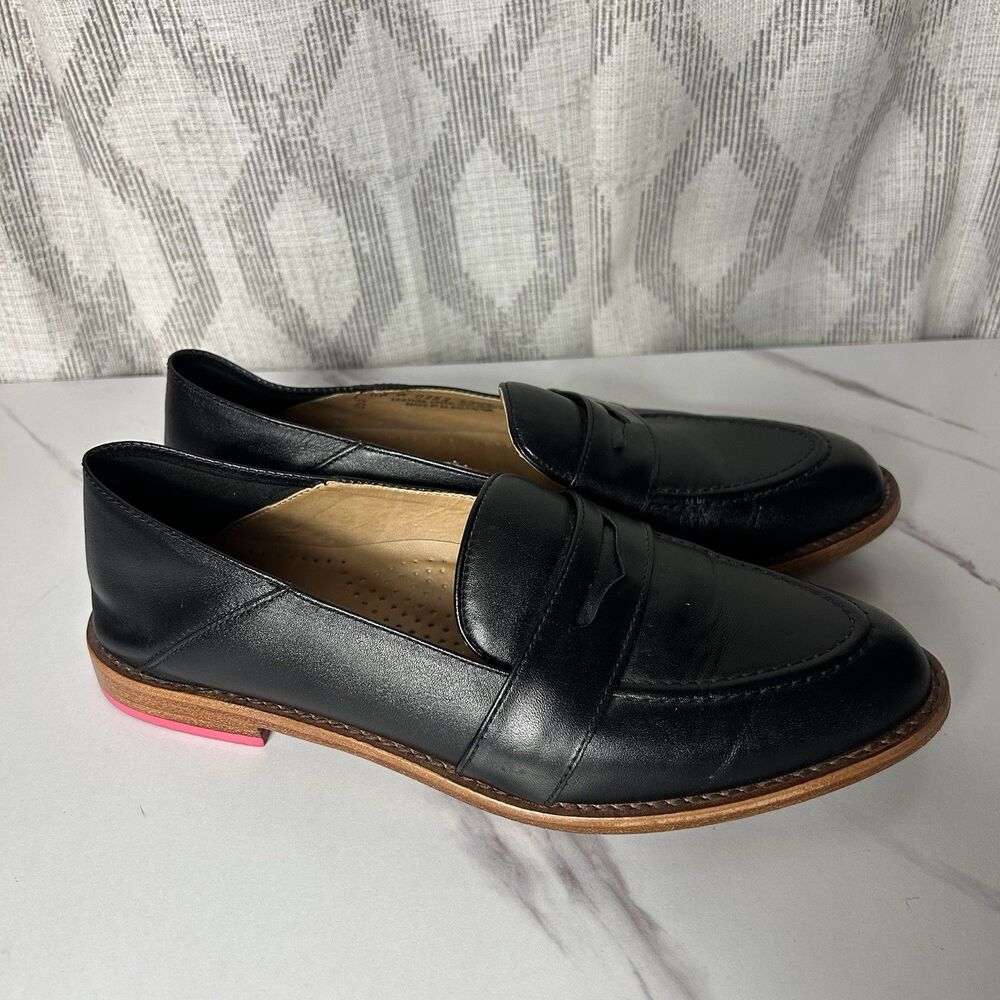 Bass Weejuns Womens Black Patent Leather Diana Penny Loafers 8.5
